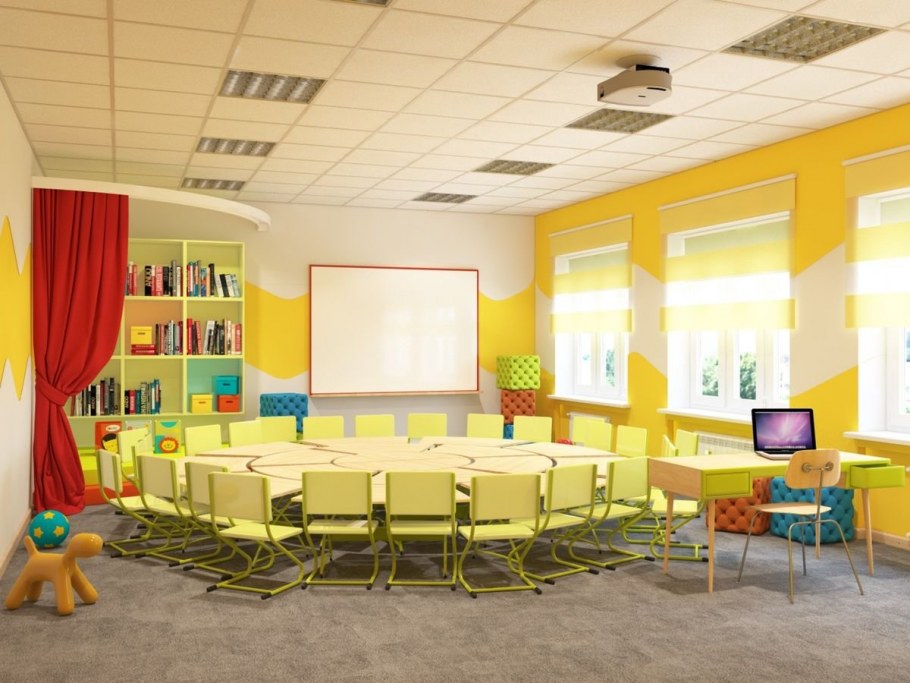 Современная школа интерьер