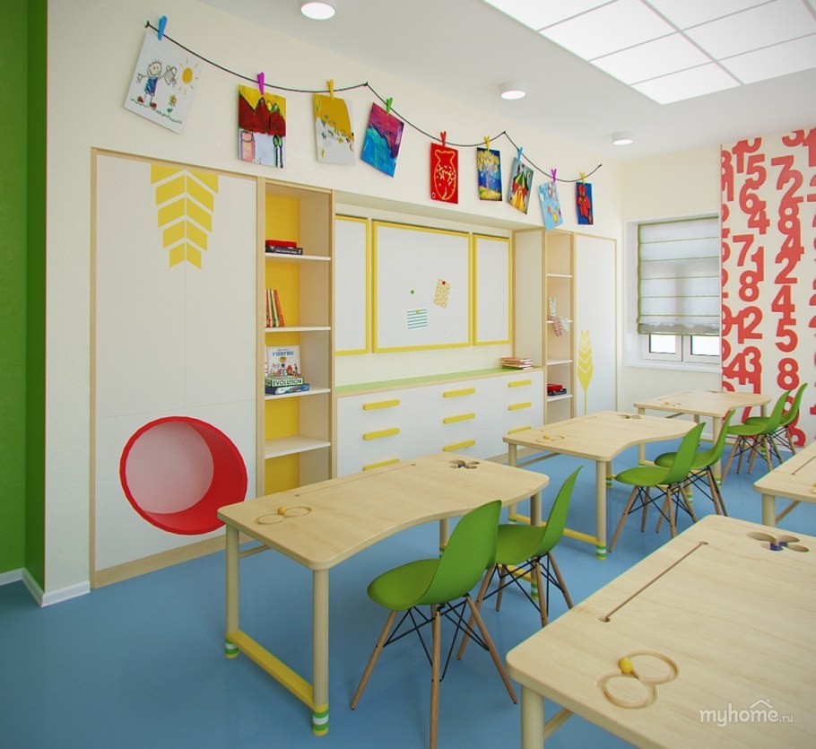 Интерьер класса в школе
