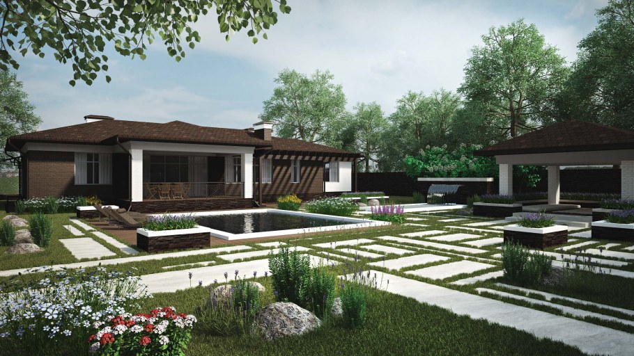 Дом прерий Райта проект