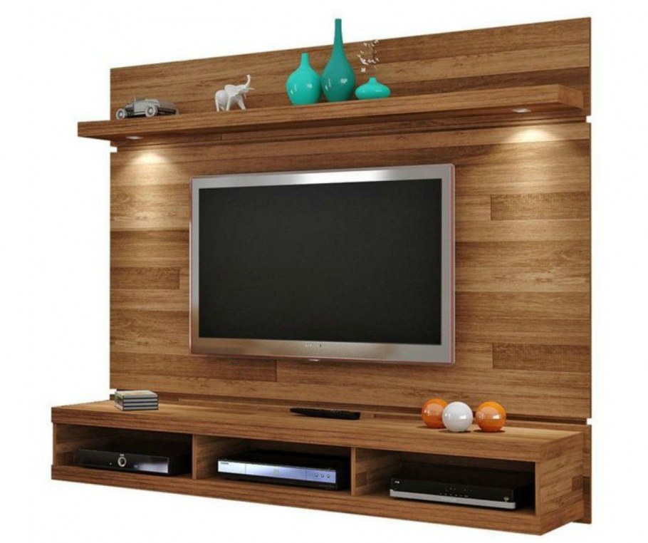 Гостиная с деревянными панелями