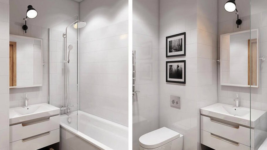 Совмещенный туалет с ванной