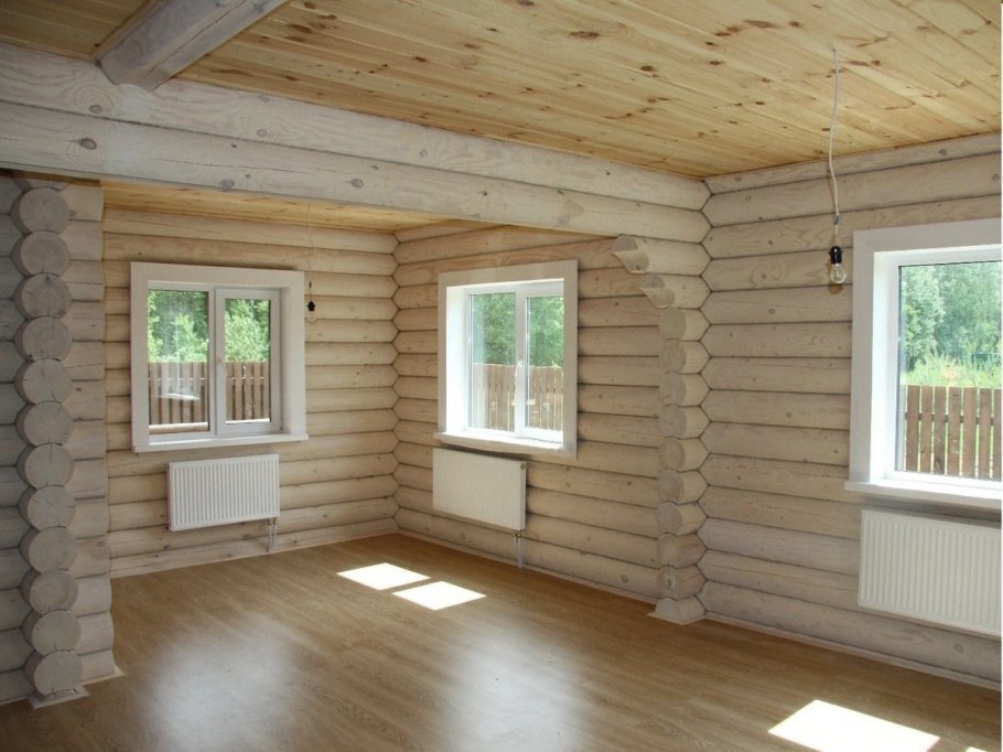 Сруб из ОЦБ интерьер