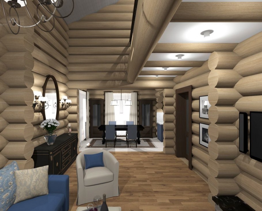 Блок Хаус в предбаннике