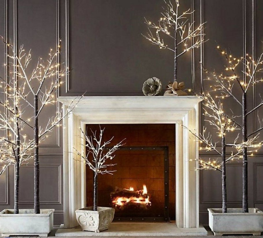 Новогодняя елка в интерьере