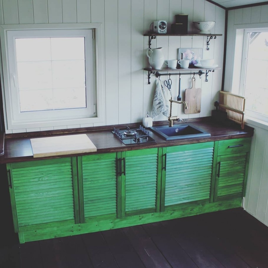 Жалюзийные кухни Леруа Мерлен