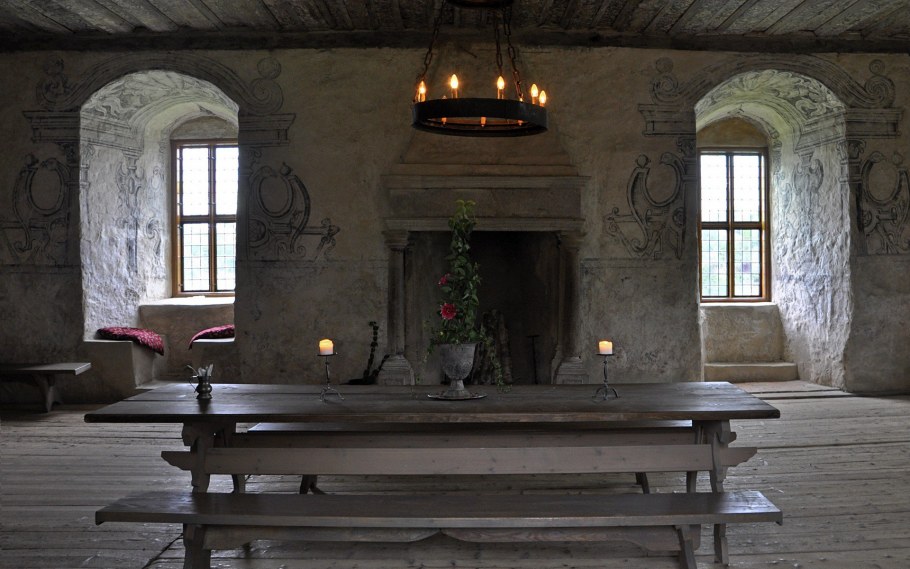 Романский монастырь внутри кельи