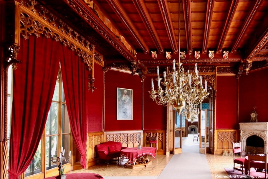 Замок Леднице внутри