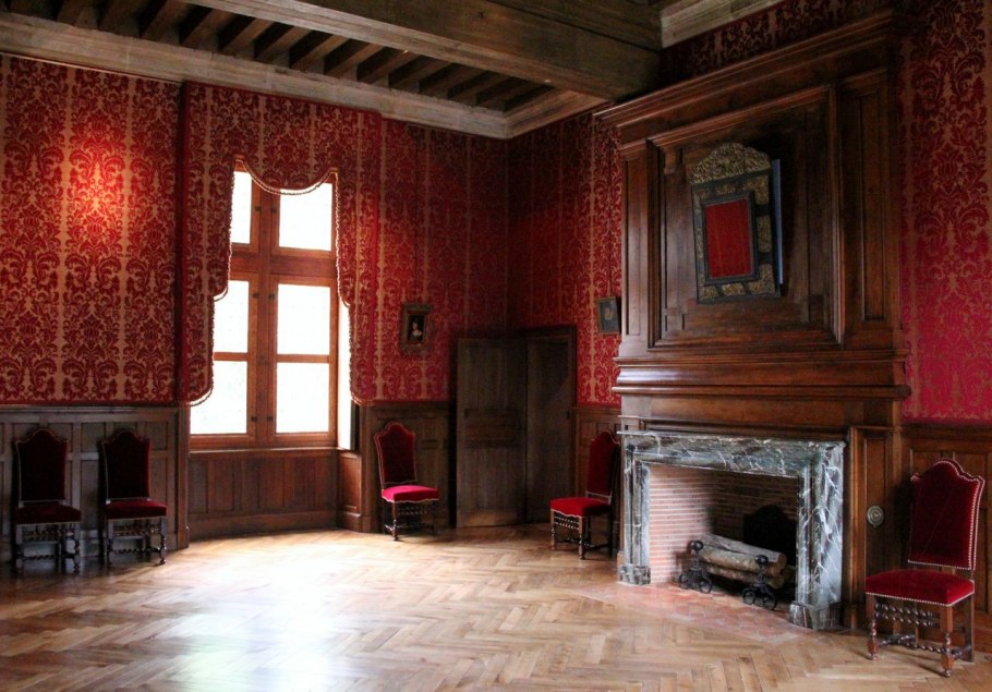 Замок АЗЕ Ле Ридо интерьер