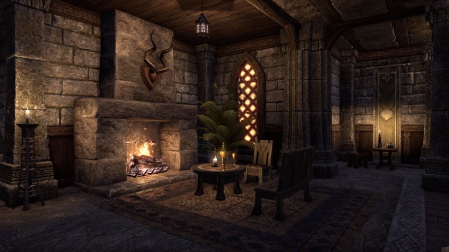 Средневековый камин