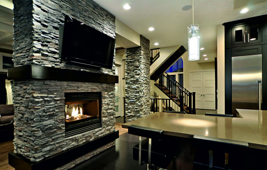 Отделка ванной искусственным камнем