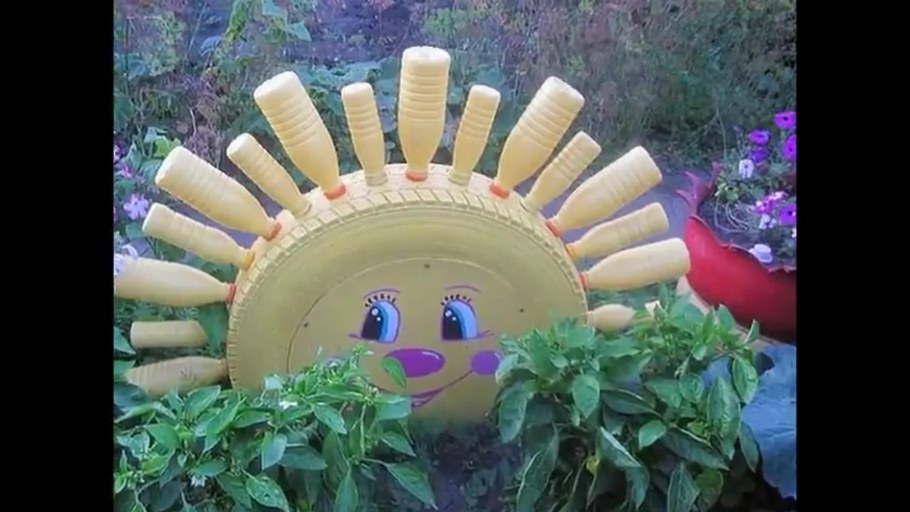 Павлин своими руками для сада