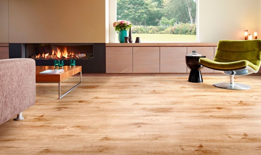 Ламинат Квик степ Импрессив светло серый бетон