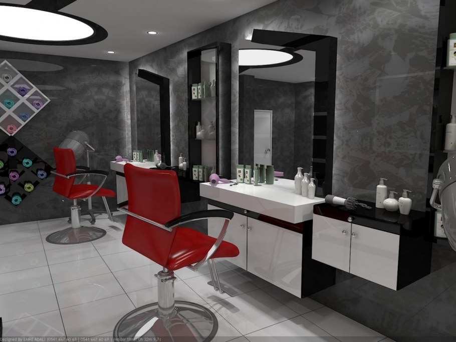 Креативные интерьеры парикмахерской