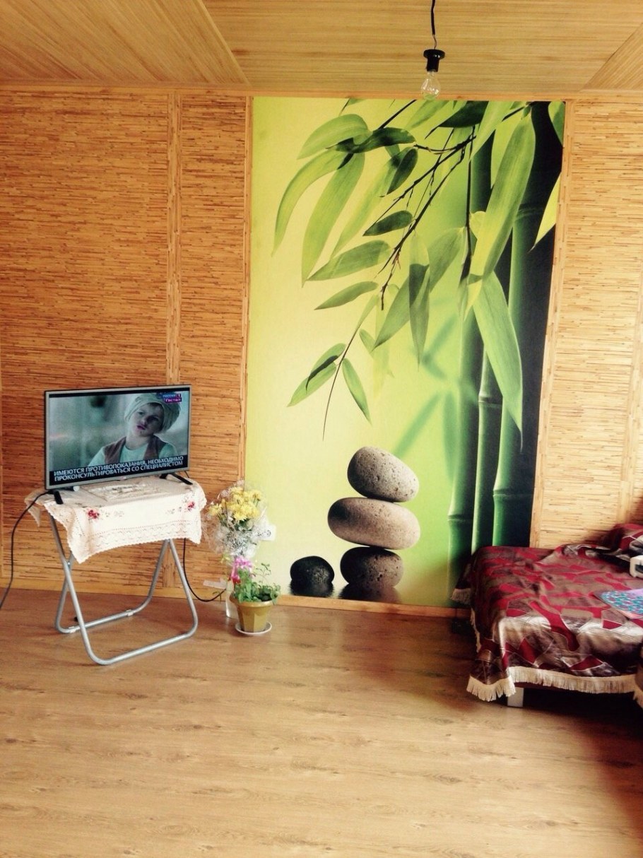 Бамбуковое полотно в интерьере