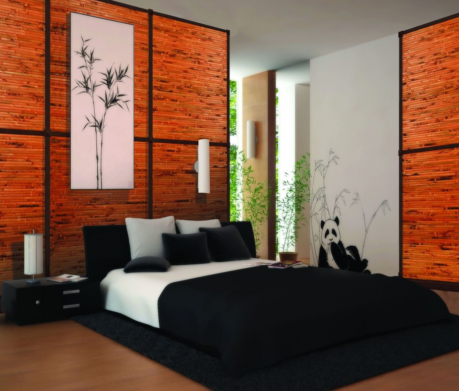 Бамбуковые панели в интерьере