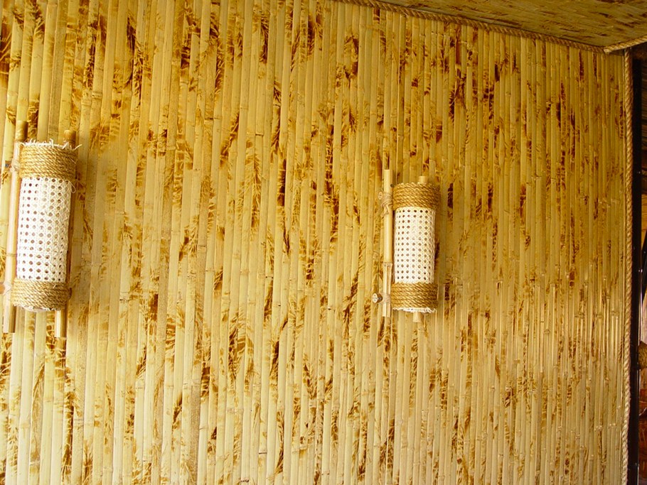 Бамбуковое полотно в интерьере