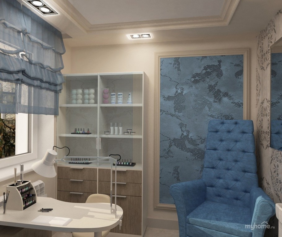 Кабинет маникюра и педикюра интерьер