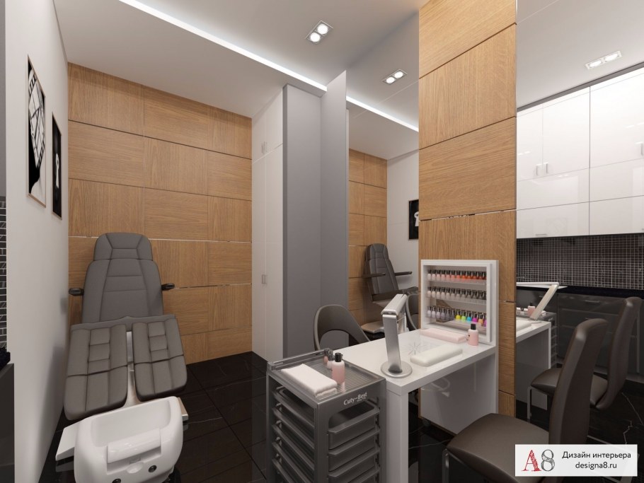 Планировка кабинета маникюра