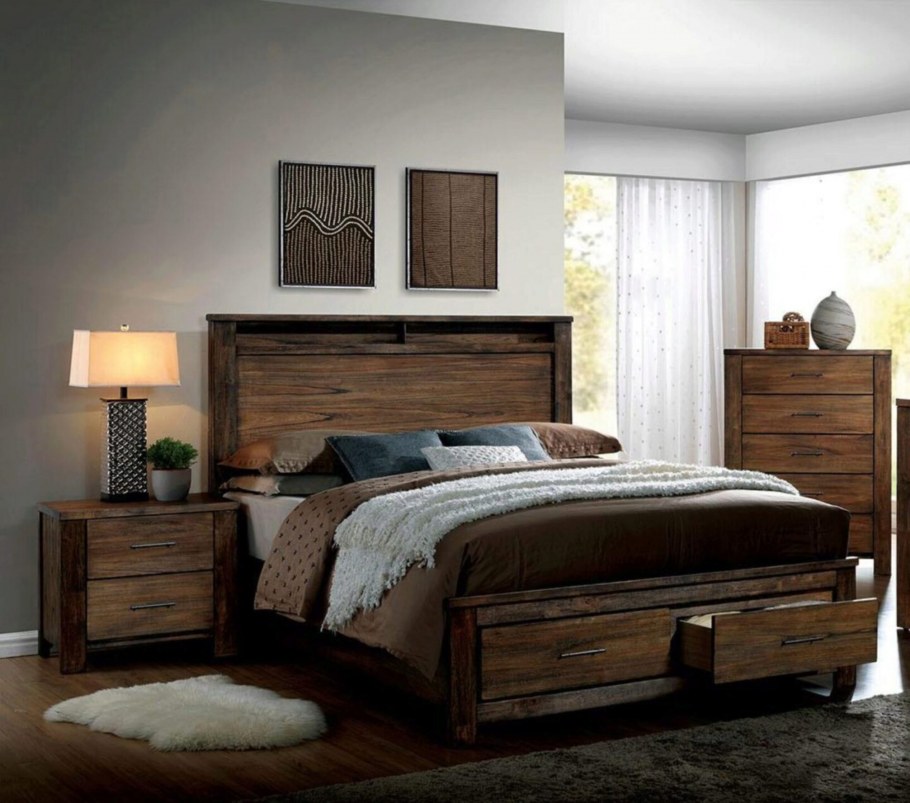 Design Wood кровать Модерн