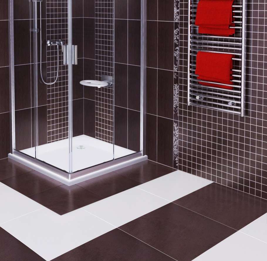 Щелевой трап для душа в полу под плитку