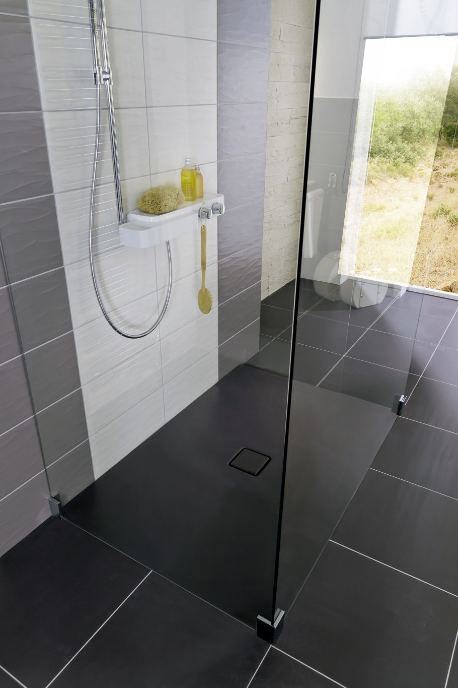 Душ без поддона