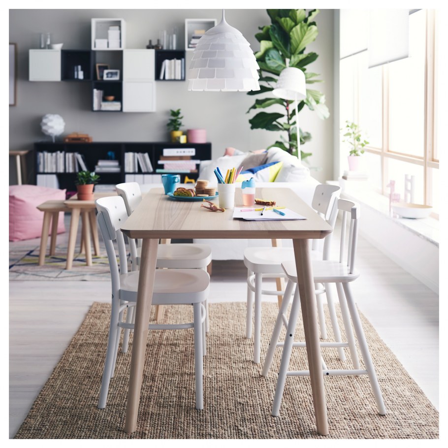 Стол ЛИСАБО икеа в интерьере