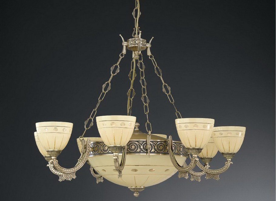 Ambiente Alicante 8888/6+6 ab Leaf Crystal, e14, 48 Вт