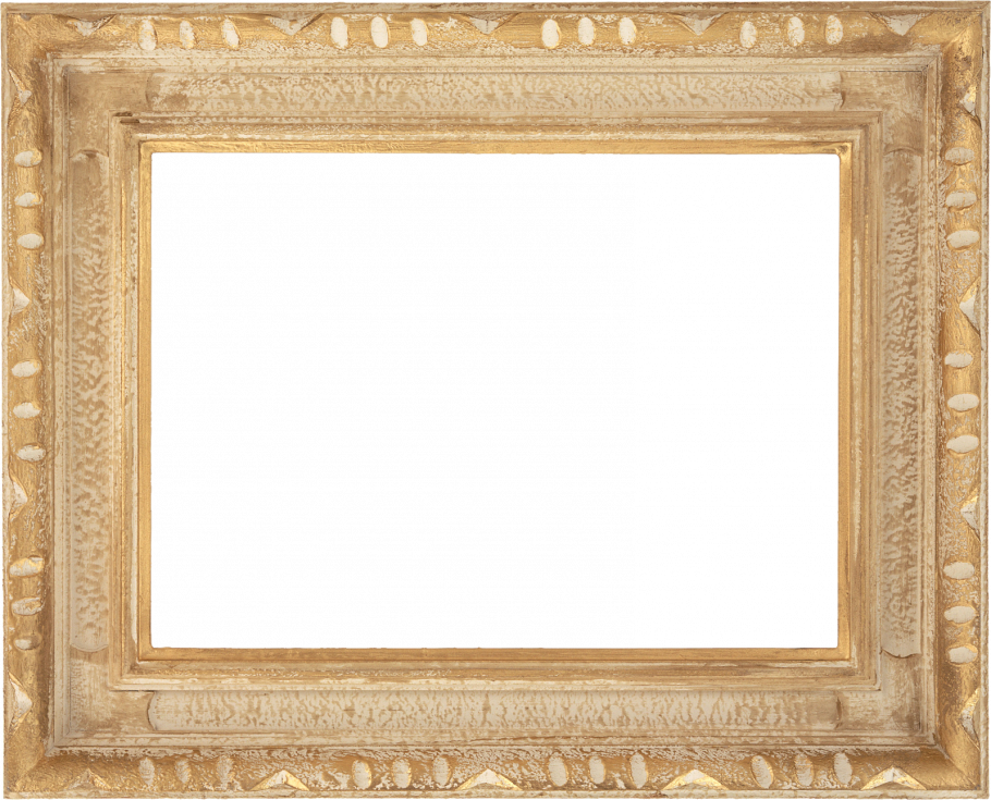 Золотая рамка из плинтуса