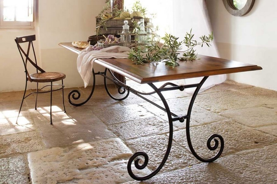 Кованые столы для кухни