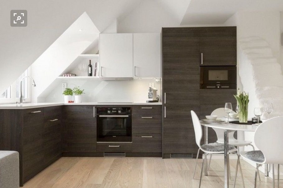 Кухня из красного дерева