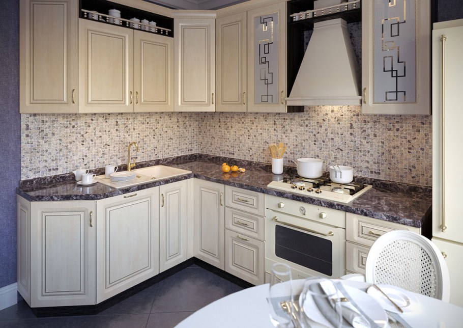 Кухня МДФ патина классика 2020