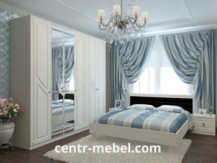 Спальня «Азалия» бодега белый Аквилон