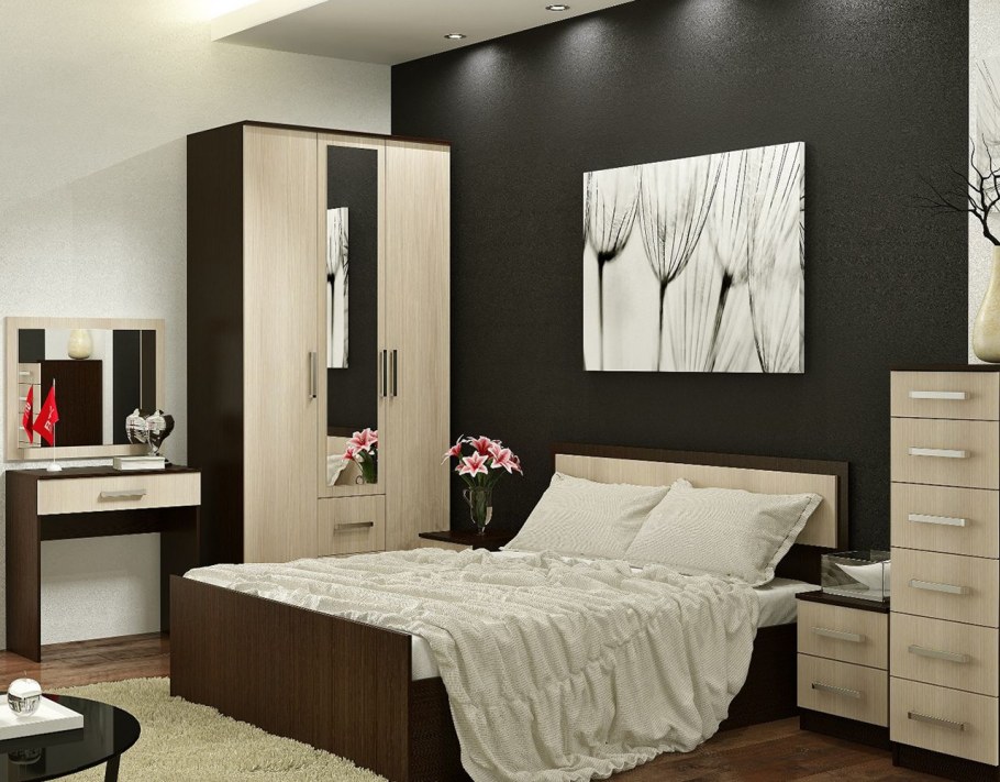 Спальный гарнитур Фиеста (БТС)