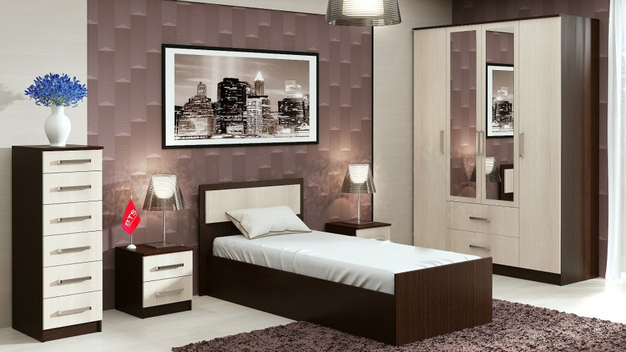 Спальный гарнитур Фиеста (БТС)