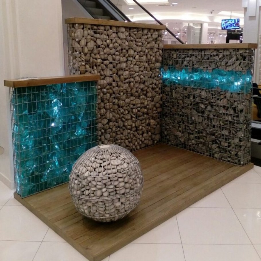 Эрклез в габионах