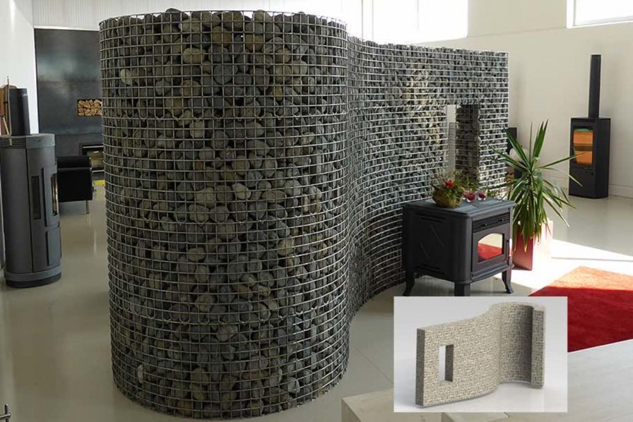 Интерьерные габионы