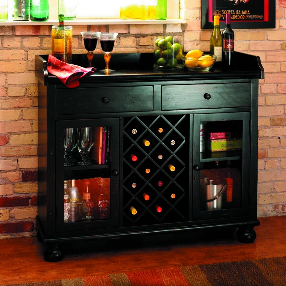 Versailles Mirrored Bar Cabinet винный шкаф