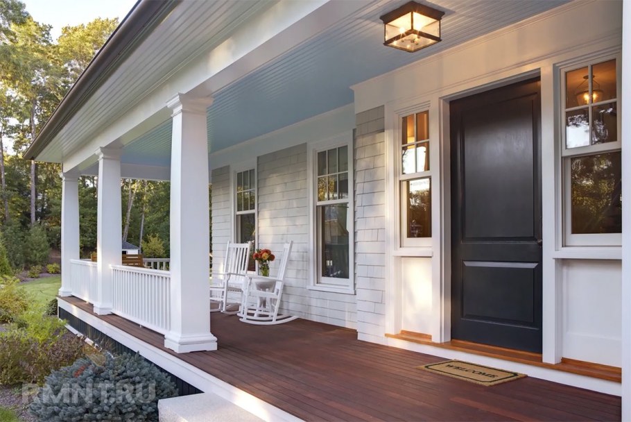 Отделка террасы в частном доме снаружи