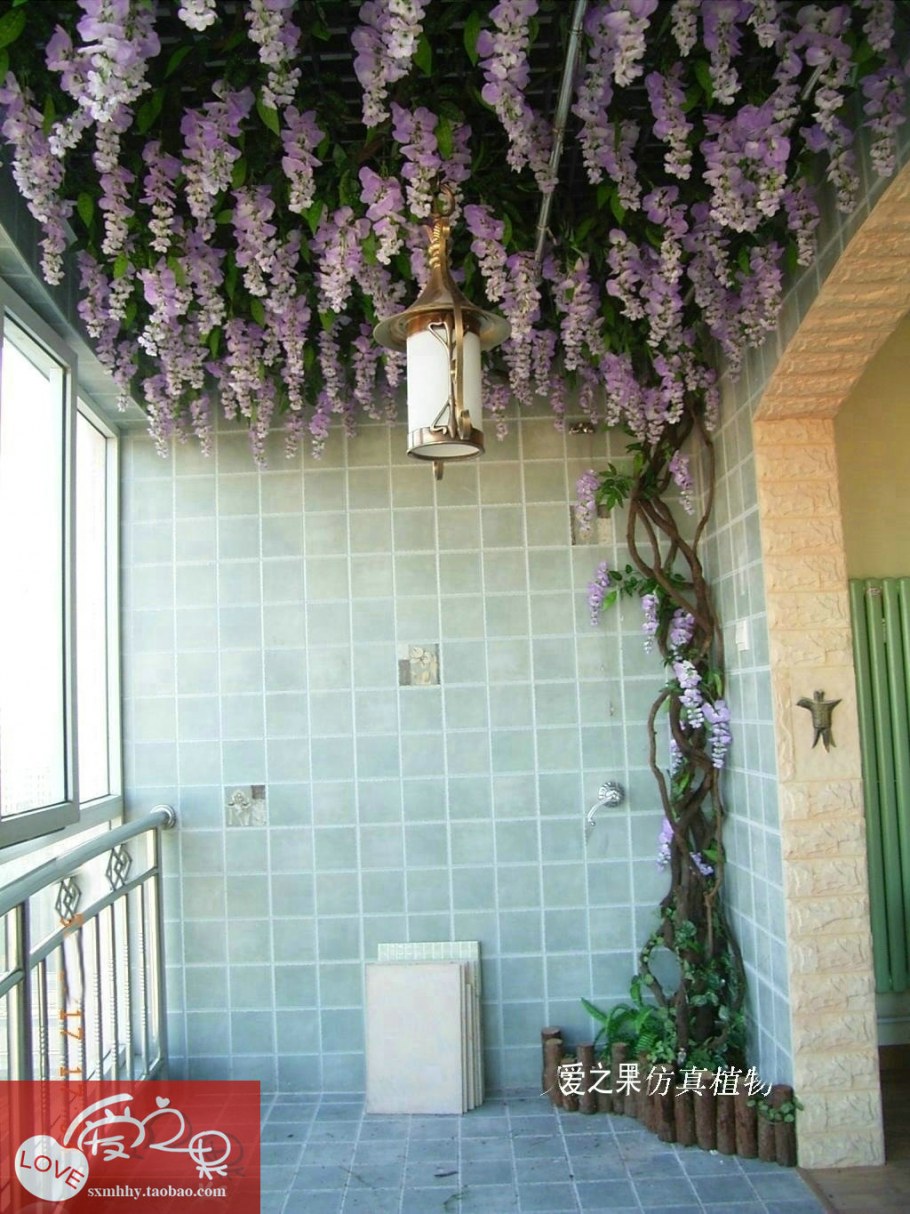 Вьющиеся растения на потолке