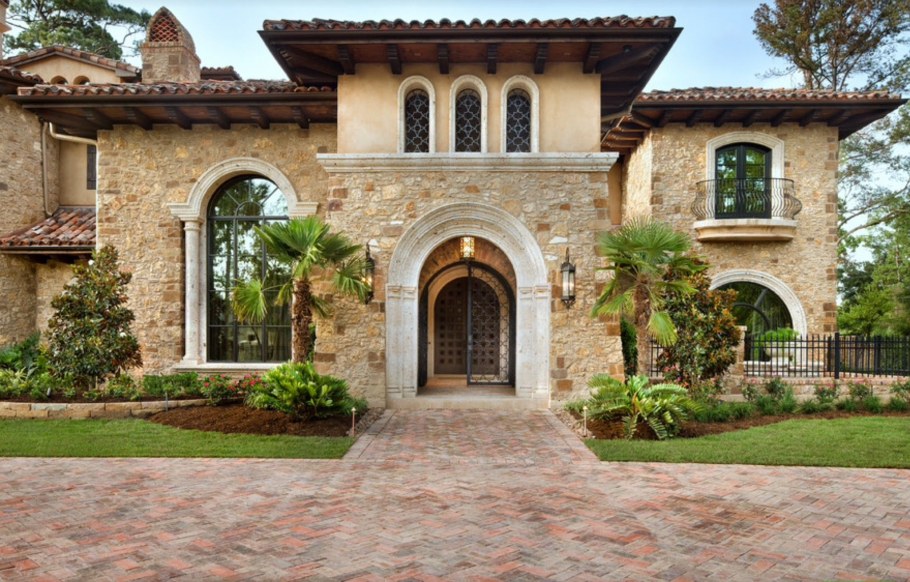 Средиземноморская вилла планировка