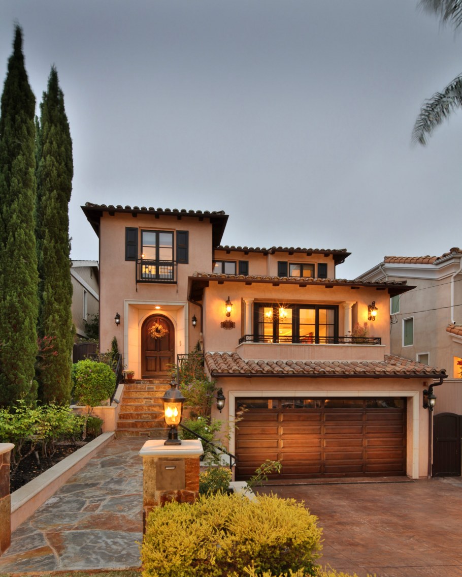 Вилла Средиземноморский стиль фасад