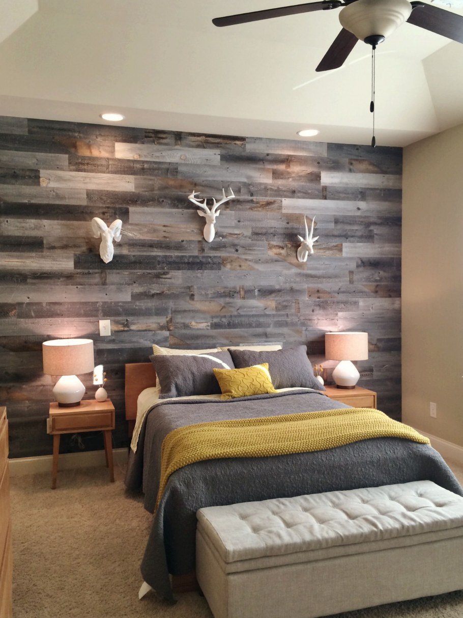 Rustic Wood Decor спальня