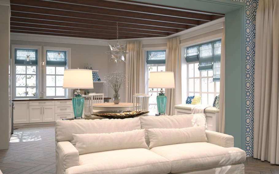 Прованский стиль в интерьере загородного дома