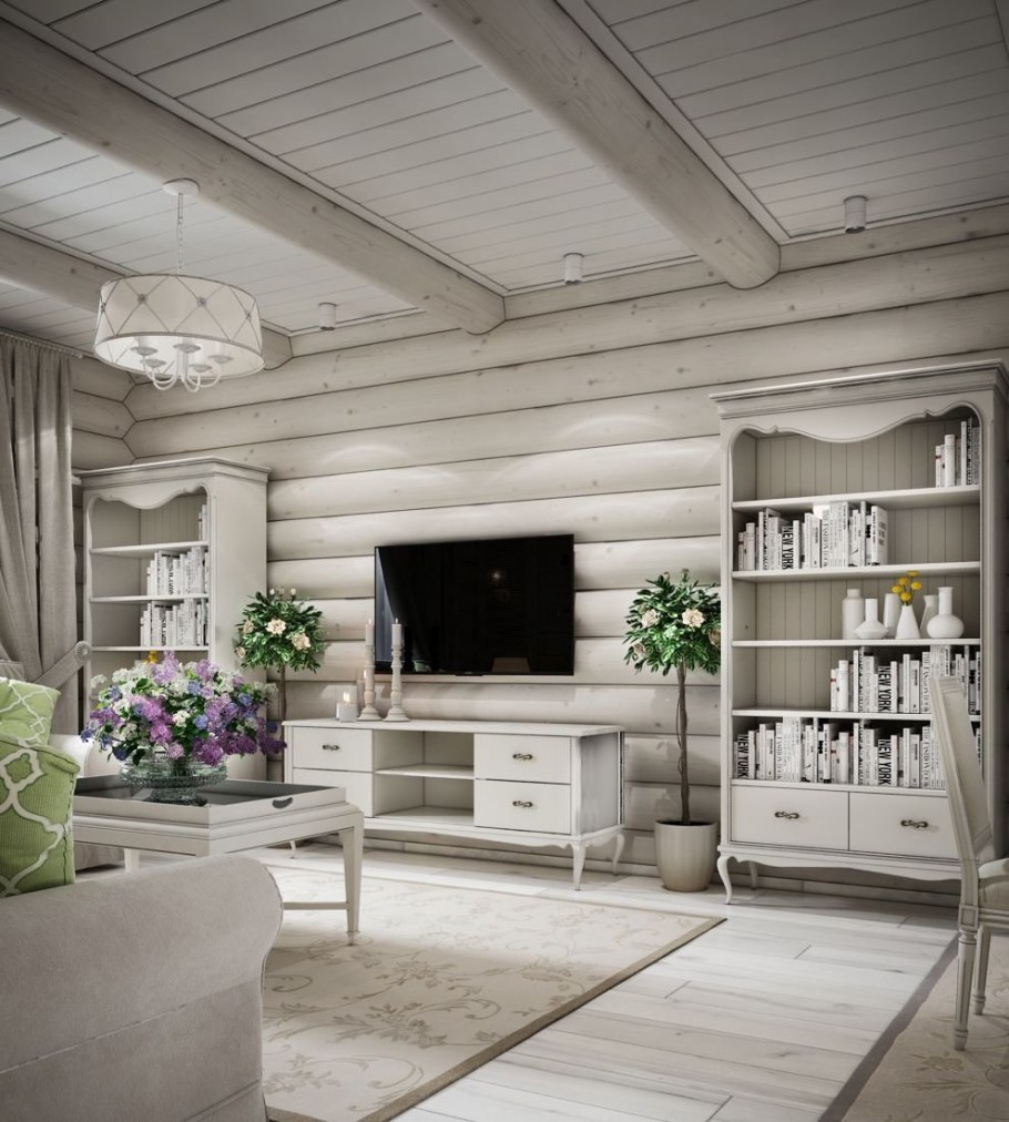 Интерьер гостинной 18кв м