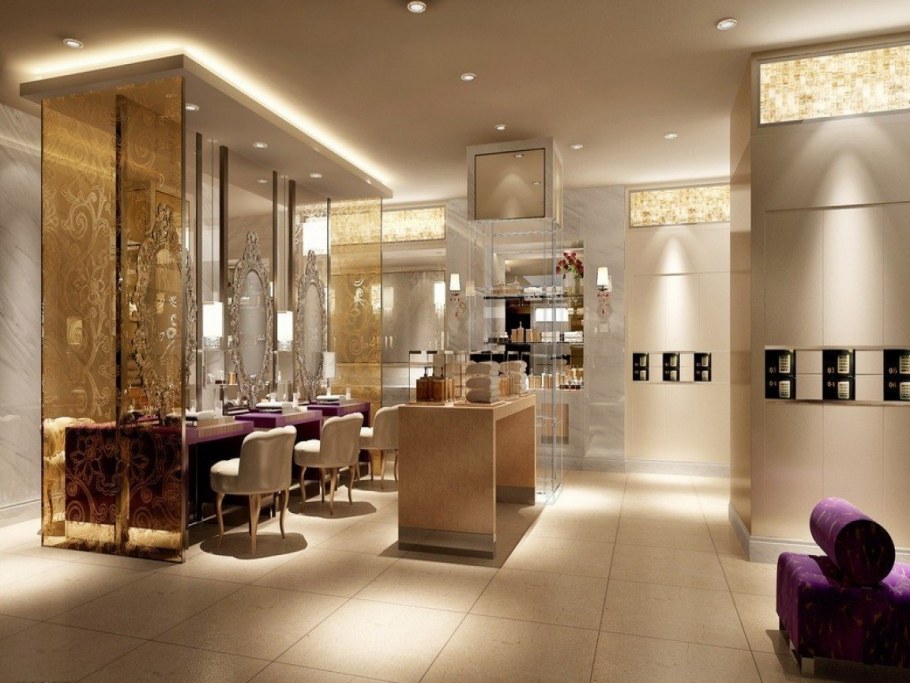 Стильный салон красоты интерьер