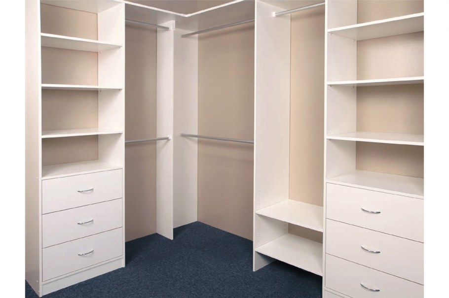 Угловая гардеробная аристо