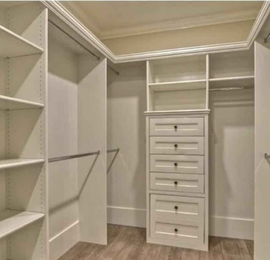 Гардеробные из ЛДСП