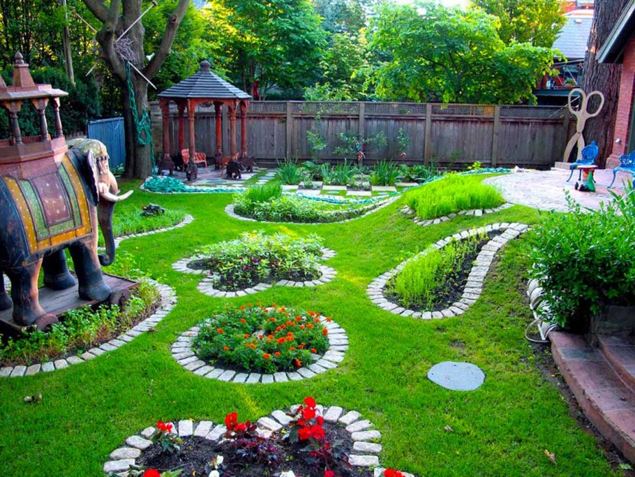 Дачный ландшафт