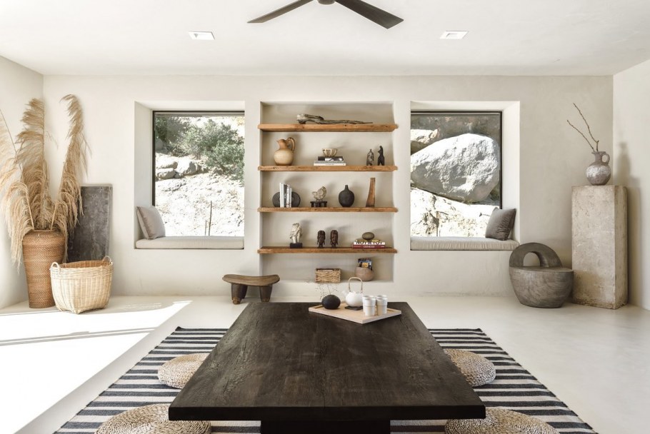 Стиль Джапанди в интерьере кухни