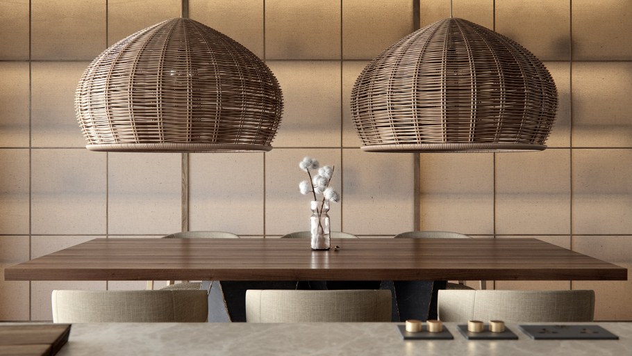 Кухня в стиле Минимализм с открытыми полками